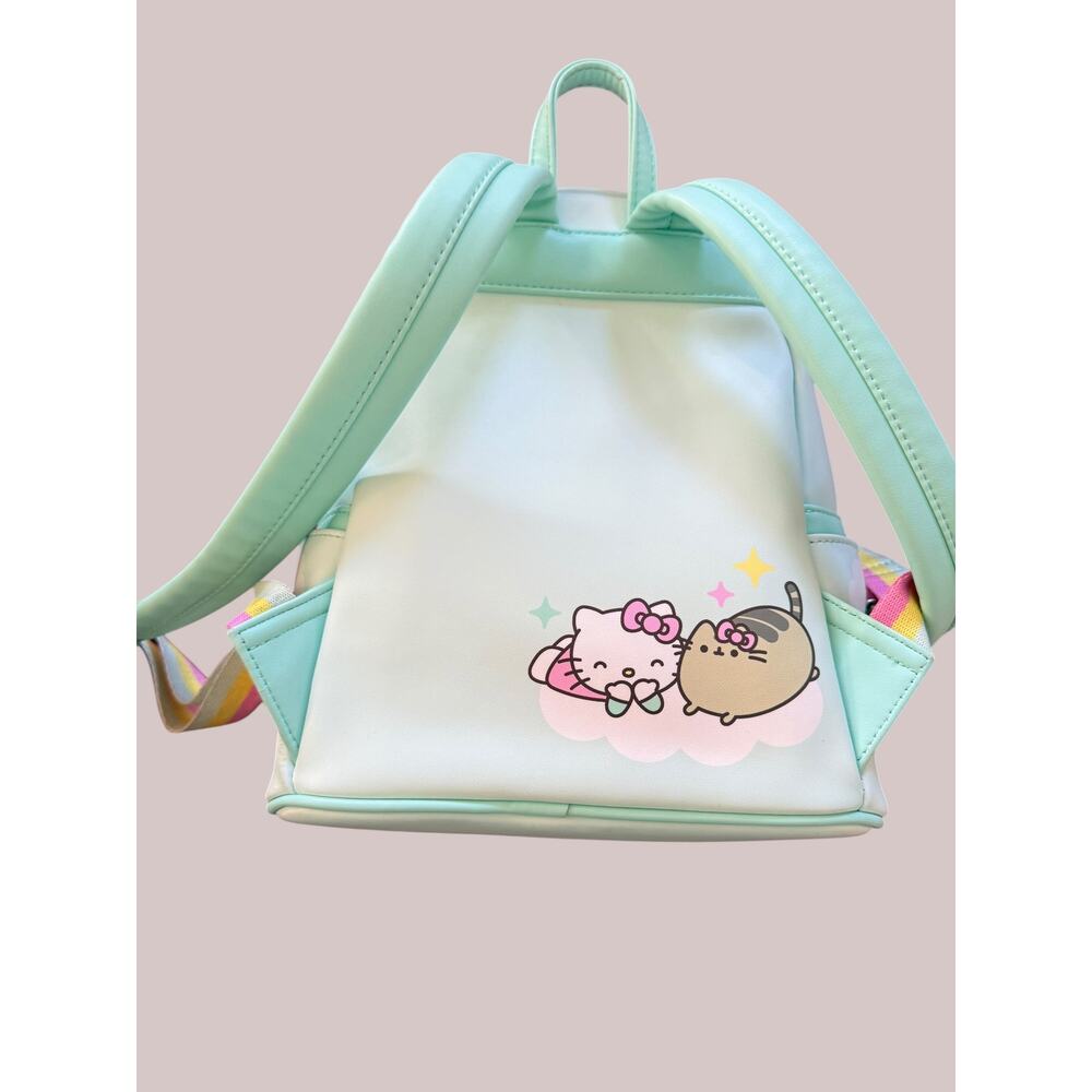 SOLD—Loungefly Hello Kitty x Pusheen Balloons & Rainbow Mini Backpack-SOLD - Picture 2 of 12